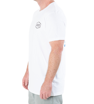 AQSS T-Shirt - White - Good Wave Australia
